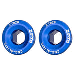 2pcs ZTTO Bicycle Aluminum Alloy Crank Cover Mountain Bike Crank Screws, M18 Black, M18 Red, M18 Blue, M19 Black, M19 Red, M19 Blue, M20 Black, M20 Red, M20 Blue