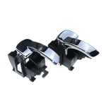 For Nissan Pathfinder Car Left and Right Chrome Interior Door Handles, Left 80671-4X02B, Right 80670-4X02B