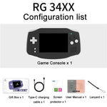 ANBERNIC RG 34XX Handheld Game Console Classic Retro Wireless WIFI Video Gaming Player, Standard 32G-Without Game, Standard + 64G, Standard + 128G, Standard + 256G