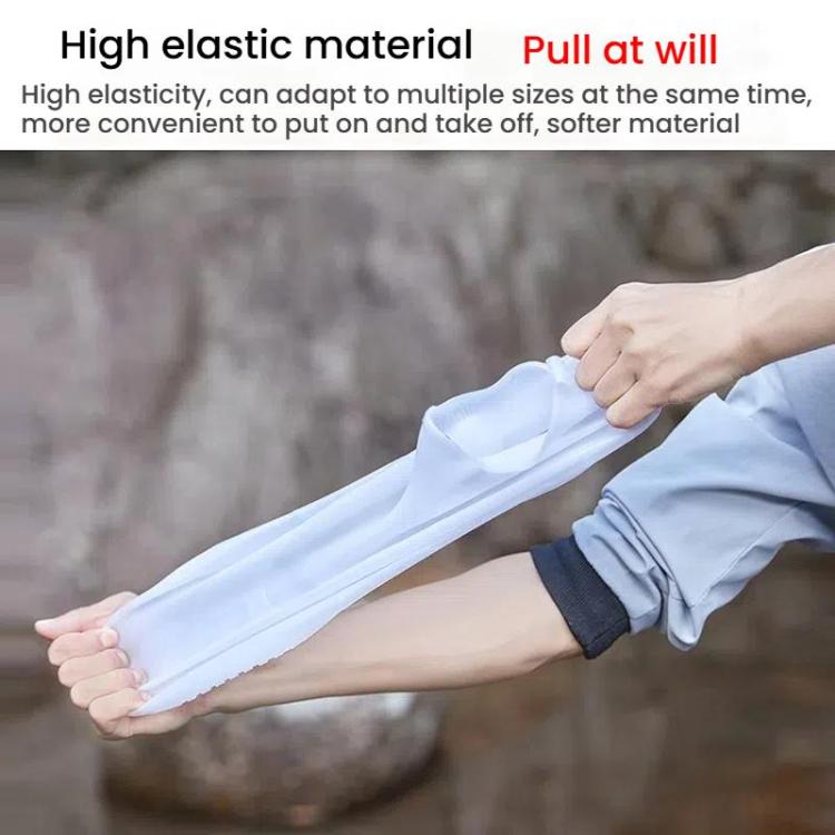 Outdoor Waterproof Non-Slip Thick Wear-Resistant Rain Shoe Covers, S 31-33, M 34-36, L 37-39, XL 40-42, XXL 43-45