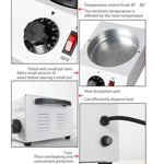 Dessert Making Double Cylinder Chocolate Hot Melt Machine, US Plug, UK Plug, EU Plug
