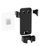 Bathroom Wall-Mounted Curling Iron Organizer Holder with Adjustable Clamps Built-In Cord Wrap