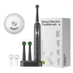 Rechargeable Electric Toothbrush for Adults 4200 RPM Rotating Brush IPX8 Waterproof Inductive Charging, Sterilized White, Sterilized Black, Regular White, Regular Black