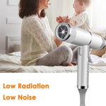 T-Shaped Hair Dryer with Smart Inverter Technology High-Power Blow Dryer for Home & Salon Use, EU Plug, EU Plug With 3 Nozzles, US Plug, US Plug With 3 Nozzles, UK Plug, UK Plug With 3 Nozzles