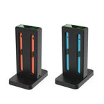 DOBE 4-in-1 Magnetic Charging Station for Nintendo Switch 2 Controllers with LED Indicators & Cartridge Storage, TNS-3192B