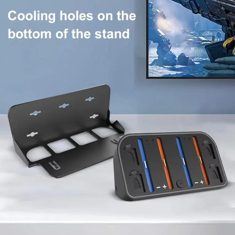 For Nintendo Switch 2 JoyCon Wall-Mounted Charging Dock with RGB Lighting, HBS-2807