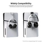 JYS Charging Display Station for PS5/PS5 Slim/PS Portal Dual Controller Dock with Cooling Fan & Headphone Hook