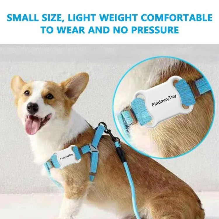 GPS Tracker For Cats & Dogs Global Real-Time Tracking Collar Anti-Loss Waterproof Pet Locator Compatible Findmytag APP