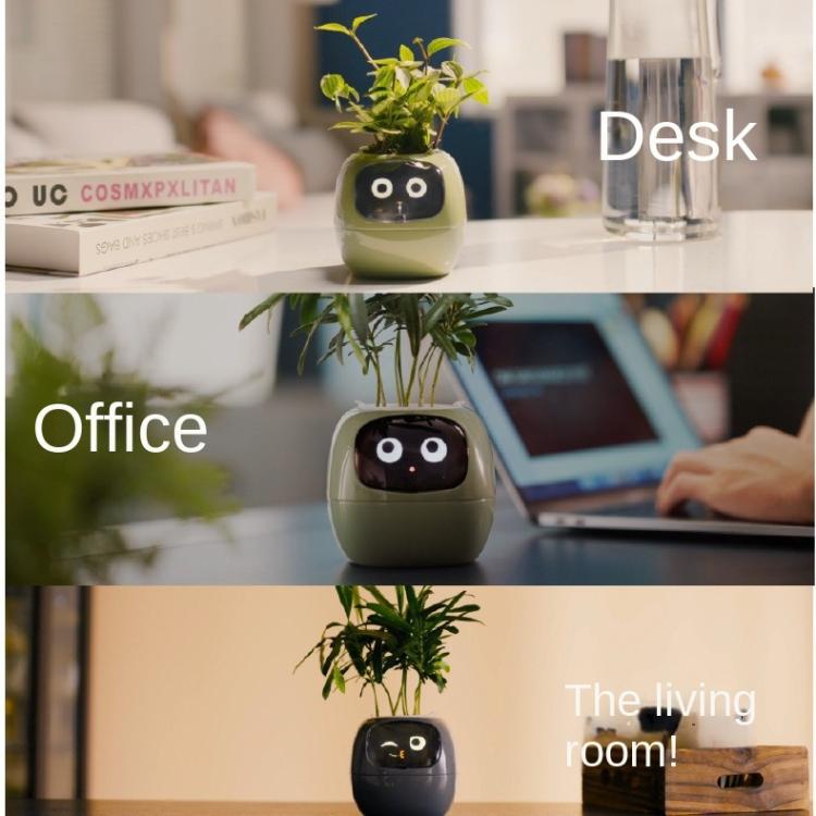 Smart Plant Pot With Multi-Sensors WiFi Plant Monitor With 2-Inch Screen Compatible With Mi/Tuya Home Ecosystem