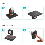 For Apple Watch / Earphone AhaStyle PT117-1 Charging Dock Plastic Storage Stand Without Charger
