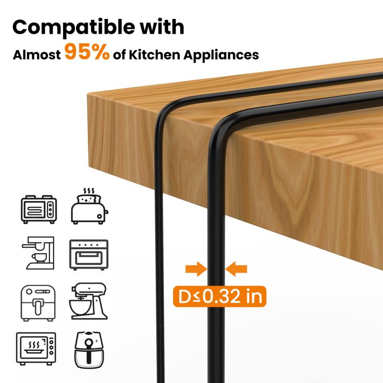 AhaStyle DD-06 6pcs Kitchen Self-Adhesive Cable Organizer Cable Holder