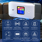 MF801 4G CAT7 Dual Band Portable WIFI LTE 300M Wireless Plug-in Router Color Screen Mobile Hotspot, MF801