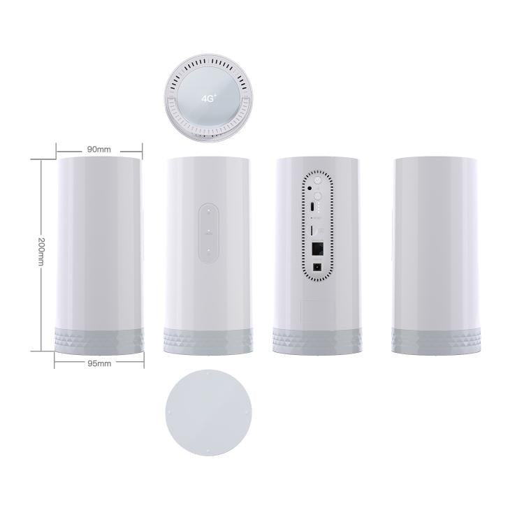 CAF902 4G CPE CAT7 SIM Card Router Colorful Camping Light Outdoor LTE Portable WiFi Hotspot, EU Plug, CAF902