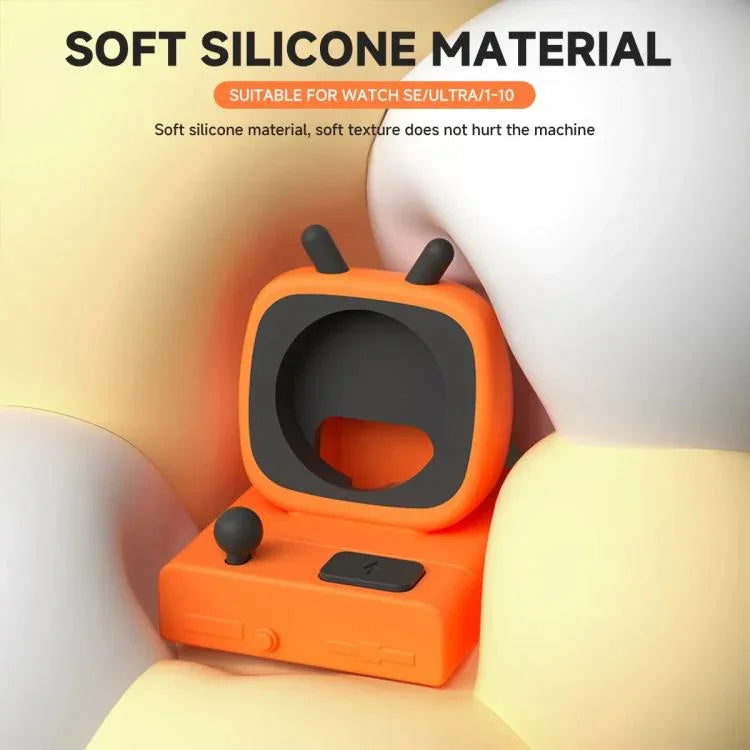 For Apple Watch Desktop Stand Silicone Base, Without Charger