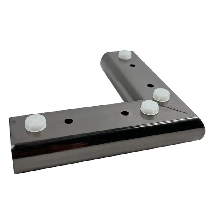 3cm Thick Stainless Steel Sofa Support Heightening Pad, Black Linear Shape, Black Figure-of-Seven Shape, Silver Linear Shape, Silver Figure-of-Seven Shape