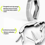 Stainless Steel Multi-Purpose Clamp Screwdriver Portable EDC Tool Bottle Opener, 9 In 1