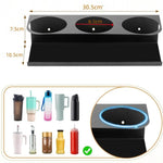 Wall-Mounted Water Bottle Storage Rack, YH020 1pc, YH020 2pcs