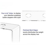 Acrylic Wine Bottle Cork Storage and Display Stand, YX184 1pc, YX184 2pcs /Set