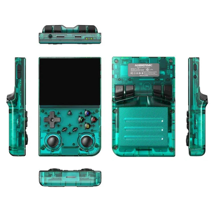 ANBERNIC RG 35XXPro Retro Handheld Console 3.5-Inch Screen Linux 64-Bit Pocket Gaming Device, 64G+128G, 64G+256G