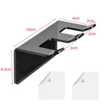 Self-Adhesive Acrylic Bathroom Wall Razor Storage Stand, 1pc, 2pcs
