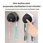 Portable USB Rechargeable Toothbrush Sterilizer with UV Sterilization