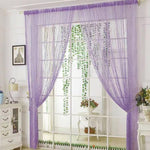 Dense Tassel Door Curtain Home Living Room Partition Decorative Curtain, 0.9 x 1.9m