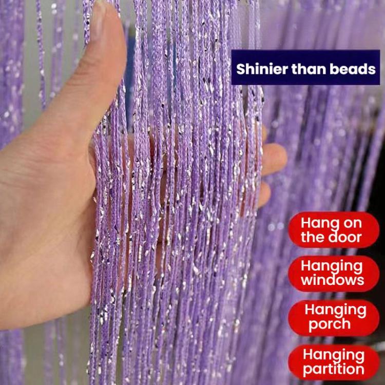 Dense Tassel Door Curtain Home Living Room Partition Decorative Curtain, 0.9 x 1.9m