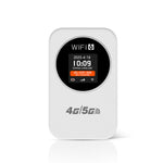4G/5G Portable WiFi Hotspot 300Mbps Mobile Router With Time Display, 3000mAh Built-In Battery, Asia Edition, Eurasian Edition