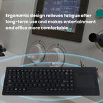 Little Kangaroo DS-8500 Laptop Wired Keyboard With Touchpad, PS2 With Ears, USB With Ears, PS2 Without Ears, USB Without Ears