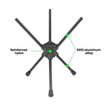 COOL CAMP C-Y008 Outdoor Camping Swivel Folding Chair Aluminum Alloy Triangular Stool For Hiking Fishing Barbecuing