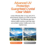 AIMB-V3 Smart Glasses With Interchangeable Sunglasses + Blue Light Blocking Lenses, AIMB-V3