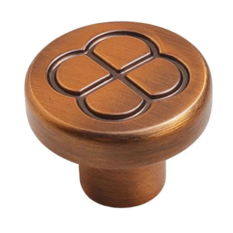 Vintage Flower Cabinet Door Handle Zinc Alloy Handle For Drawers Wardrobes, Single Hole Coffee, 96mm Coffee, 128mm Coffee, Single Hole Grey, 96mm Grey, 128mm Grey, Single Hole Brushed Copper, 96mm Brushed Copper, 128mm Brushed Copper