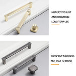 Vintage Cabinet Door Handle Zinc Alloy Handle For Drawers Wardrobes, Single Hole Coffee, 96mm Coffee, 128mm Coffee, Single Hole Grey, 96mm Grey, 128mm Grey, Single Hole Brushed Copper, 96mm Brushed Copper, 128mm Brushed Copper