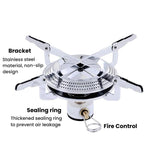 AOTU AT6313 Outdoor Camping Round Burner Integrated Gas Stove With High Power Burner, AT6313