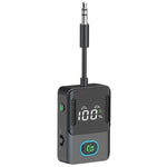 BR16 Car Bluetooth Dual-Microphone Receiver-Transmitter Long Lasting Audio Adapter, BR16