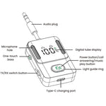 BR16 Car Bluetooth Dual-Microphone Receiver-Transmitter Long Lasting Audio Adapter, BR16