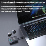 BR16 Car Bluetooth Dual-Microphone Receiver-Transmitter Long Lasting Audio Adapter, BR16