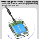 BR16 Car Bluetooth Dual-Microphone Receiver-Transmitter Long Lasting Audio Adapter, BR16