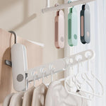 Multifunctional Travel Foldable Clothes Drying Rack With Seven Holes