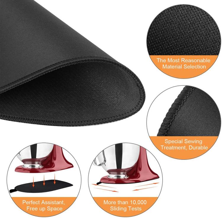 Kitchen Blender Rubber Non-Slip Mat, Large + 2 Cord Clips, Small + 2 Cord Clips, Large + 1 Cord Clip, Small + 1 Cord Clip