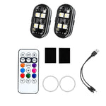 Wireless Remote-Controlled Motorcycle LED Flashing Taillight For Retrofitting, 1 Light, 2 Lights, 4 Lights, 6 Lights, 8 Lights