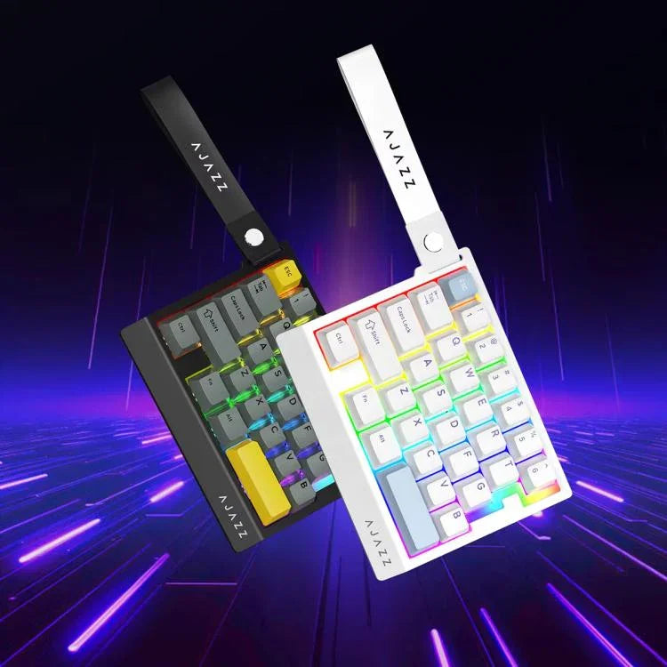 Ajazz AK029 Magnetic Rice Switch HIFI Edition RGB Backlight Wired Single Handed Gaming Keyboard