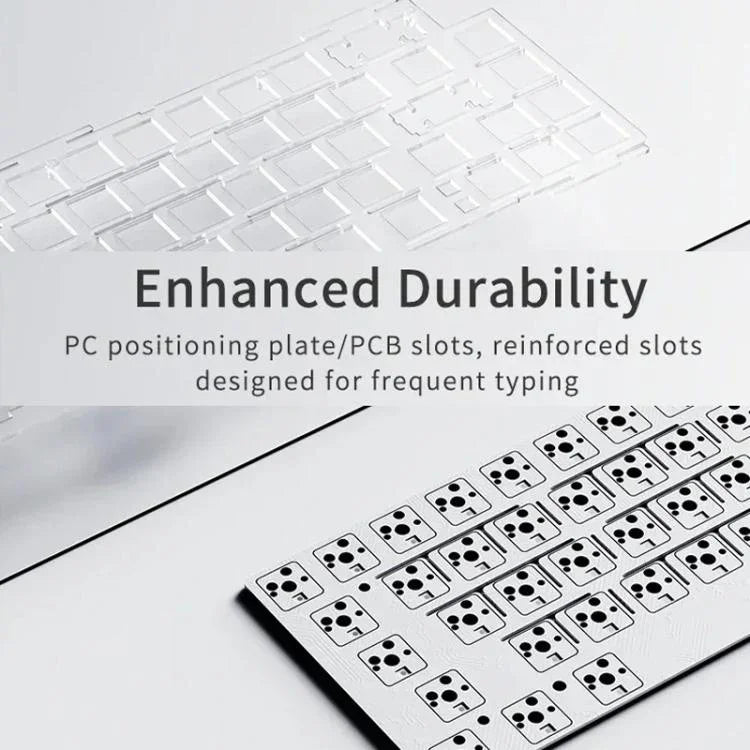 Ajazz AK650 Tri-mode Wireless Mechanical Keyboard With Screen Knob RGB Light, Flying Fish Switch Purple White Blue, Dream Switch Purple White Blue, Dream Switch Black Gray Yellow, Dream Switch Side Engraved Gradient Blackberry