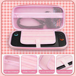 For Nintendo Switch 2 Sakura Print Crossbody Bag Portable Handheld Shoulder Carry Case, Carry Case