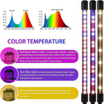 Clip-On Plant Grow Light Full Spectrum Plant Lights With Remote Control, 2 Head, 3 Head, 4 Head