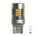 25W Automotive LED Anti-Flicker Decoded Turn Signal Light With Fan, 1156 150 Degree, 1156 180 Degree, T20 / 7440