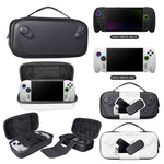 JYS Hard Carrying Case for ROG Xbox Ally/X Handheld Portable Travel Zipper Bag, JYS-X152 White, JYS-X152 Black