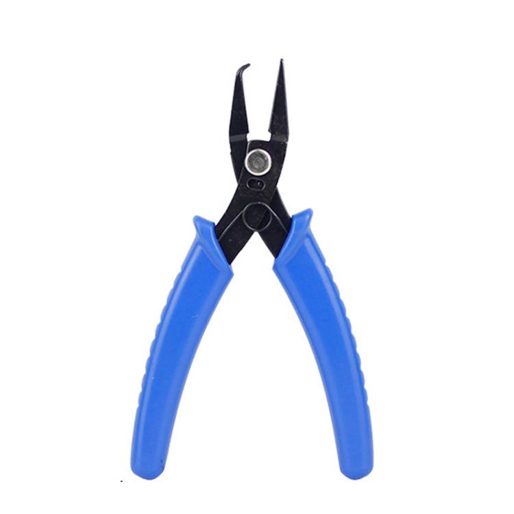 DIY Jewelry Making Tools High Carbon Steel Head & Anti-Slip PVC Handle, Positioning Pliers, Hook Pliers, Cutting Pliers