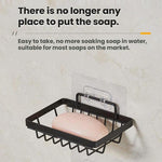 Punch-Free Bathroom Wall-Mounted Shower Gel Storage Rack