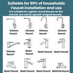 Universal Faucet Extender Kitchen Splash-Proof Faucet Rotatable Aerator Nozzle, U-Shaped Dual Mode, U-Shaped Single Mode, U-Shaped Dual Mode With Accessories, U-Shaped Single Mode With Accessories, Full Alloy Dual Mode, Full Alloy Single Mode          ...